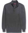 BK555 7898 Brook Taverner Dallas 1/4 Zip Jumper Charcoal colour image